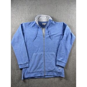 Cuffys Cape Cod Jacket Women's M Blue Pockets  Texture Outdoor Preppy